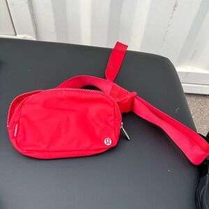 Lululemon Red Belt Bag